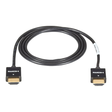 Black Box 3.2ft Slim-Line High-Speed HDMI Cable Black VCSHDMI001M