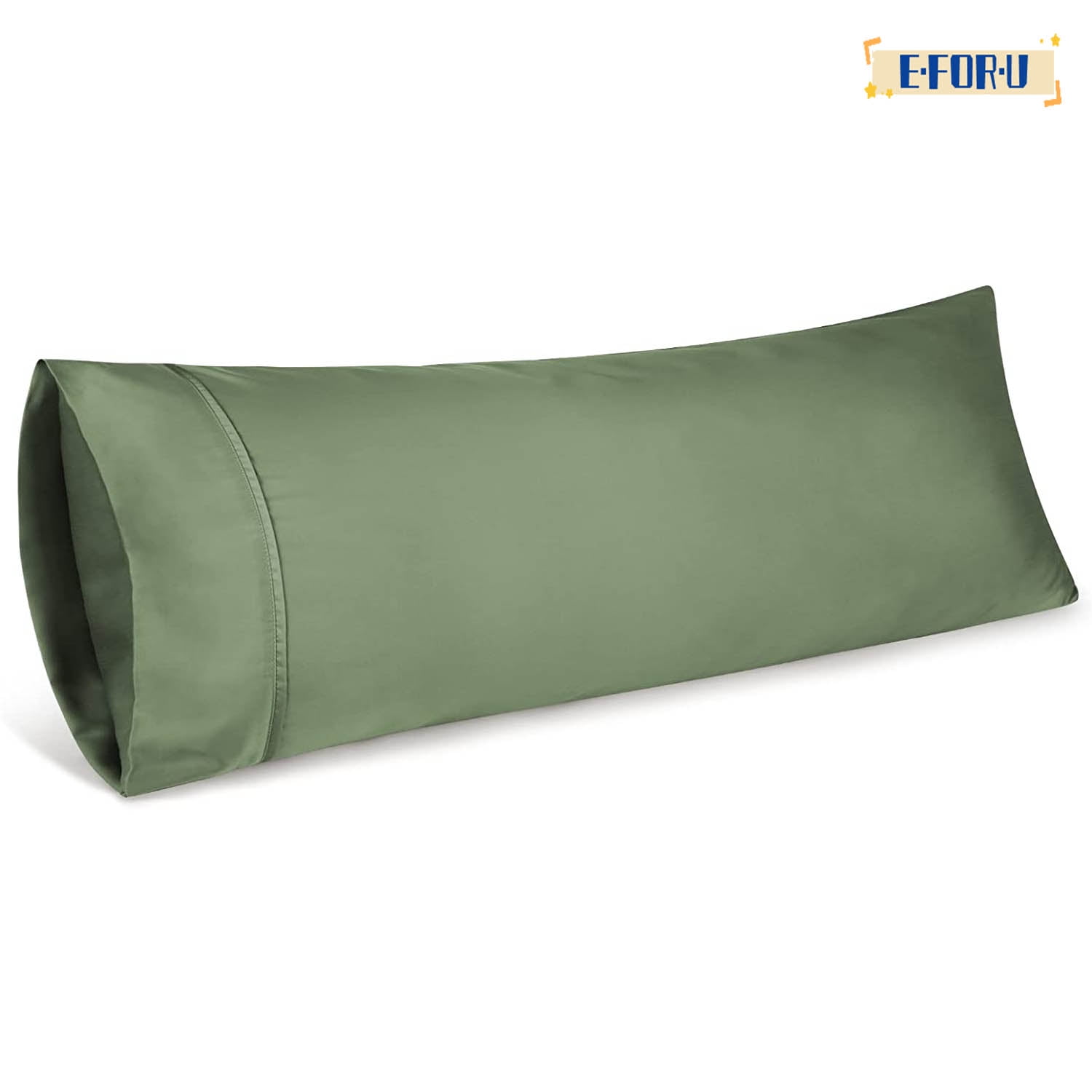 Bamboo Body Pillow Pillowcase, 20x54 Body Pillow Cover with Evelope