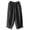 Black, variant on Outfmvch Linen Pants Women Women High Waisted Wide Leg Capris Drawstring with Pockets Flowy Pants for Women Petite Summer Outfits 2026 Trendy Cropped Linen Pants Women Gauchos for Women Black M-3XL