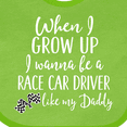 thumbnail image 4 of Inktastic Future Race Car Driver Like Daddy Boys Baby Bib, 4 of 4