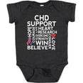 thumbnail image 3 of Inktastic CHD Awareness Month Boys or Girls Baby Bodysuit, 3 of 5