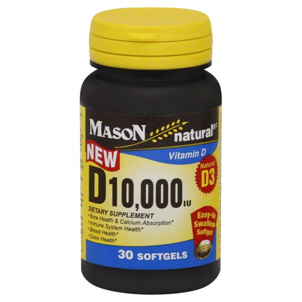 Mason Vitamins Mason Natural Vitamin D, 30 ea