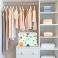 thumbnail image 4 of Yayeee Collapsible Storage Bin with Lid Fabric Closet Decorative Basket with Handles, Space Patterns, 4 of 7