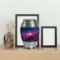 thumbnail image 4 of MUKTIVE Galaxy Keepsake Urns for Human Ashes, Adult Heart Urns for Human Ashes Men & Women 3 Inch, Memorial Handmade Urn for Grandmother & Grandfather, Burial Heart Urn for Couples, 4 of 7