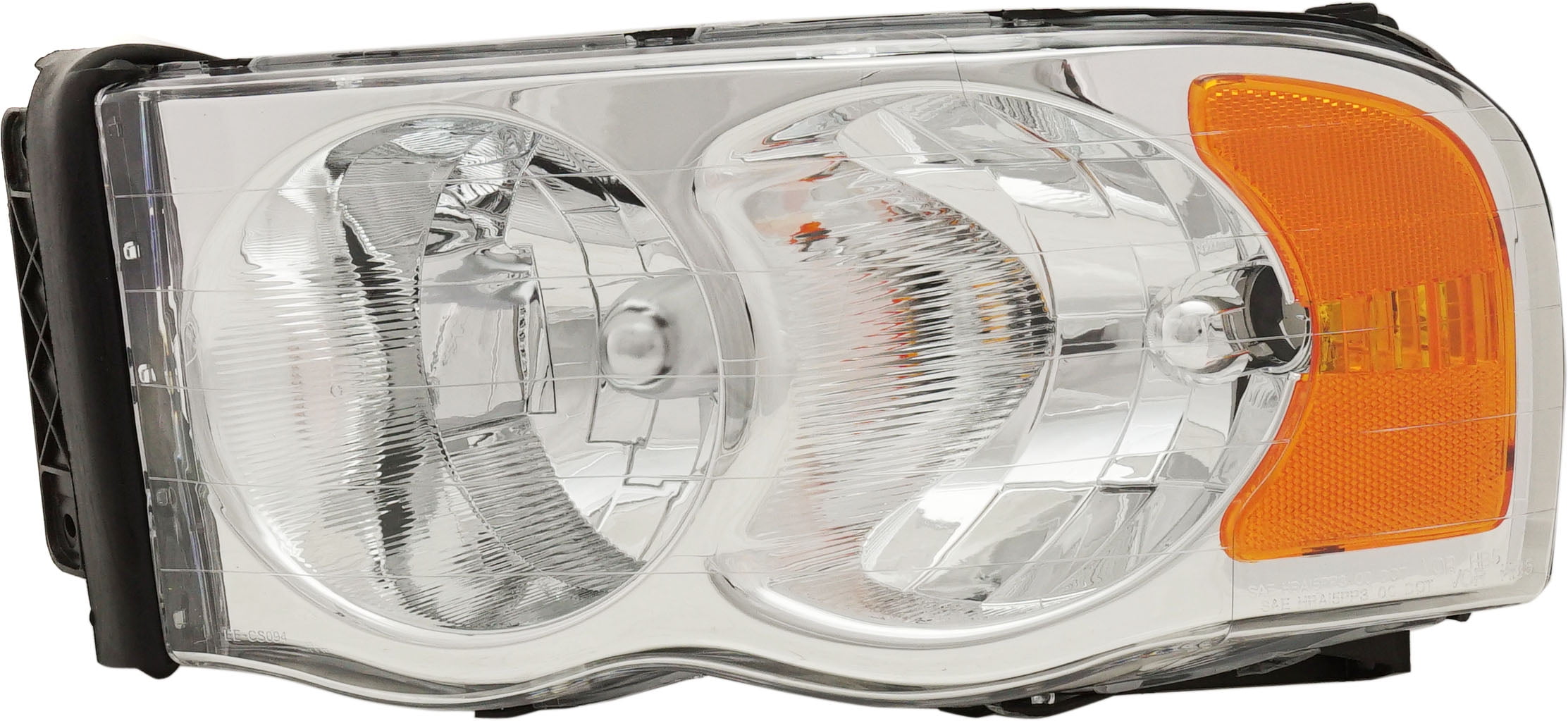 Headlight Compatible With 2003-2005 Dodge Ram 3500 2500 Left Driver Halogen With bulb(s)