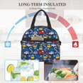 thumbnail image 4 of Uemuo Animals Rescue Team Printed Lunch Bag Lunch Box Reusable Insulated Lunch Tote Bag, Leakproof Thermal Cooler Sack Food Handbags Case High Capacity, 4 of 5