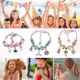 thumbnail image 2 of 91 Pcs brazaletes de Charms Kit de fabricación incluyendo cadenas de serpiente, regalo de bricolaje para niños, joyería de fabricación de suministros para las artes, 2 of 5