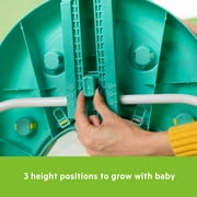 Bright Starts Wanderlights 2-in-1 Baby Walker for Infants, Blue, Green