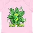 thumbnail image 4 of Inktastic New Bean Cute Sleeping Bean in Leaves and Vines Boys or Girls Baby Bodysuit, 4 of 5