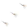 thumbnail image 2 of Riwesomey Tijeras de sastre de amplia aplicación para proyectos de costura y costura Tijeras de bordado Tijera de grúa de moda Oro Type1 NO1, 2 of 6