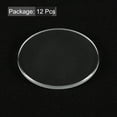 thumbnail image 5 of Uxcell 12pcs Watch Crystal Glass Lens, 20mm Flat Round Glasses Replacement Parts for Watchmaker Repair, Clear, 5 of 7
