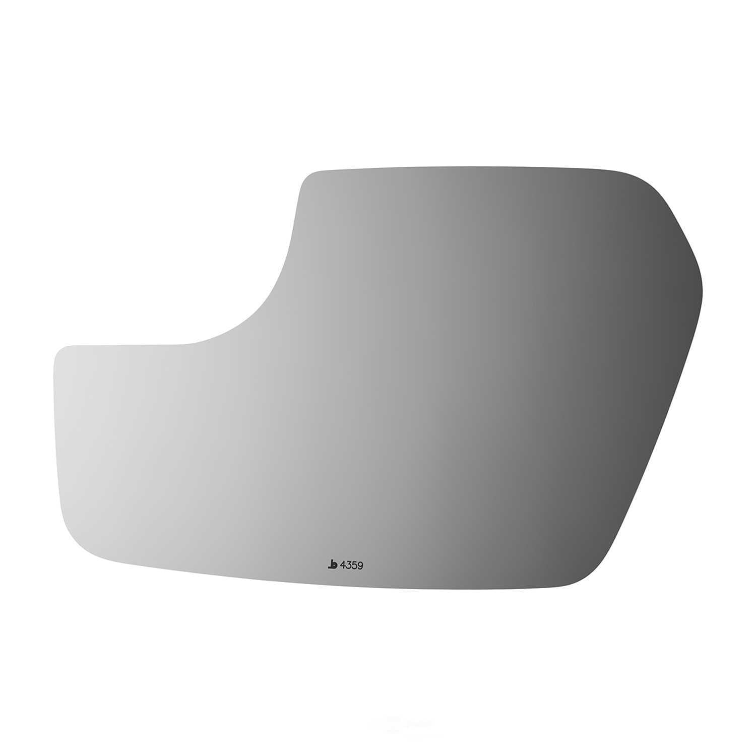 Burco Side View Mirror Replacement Glass - Clear Glass - 4359
