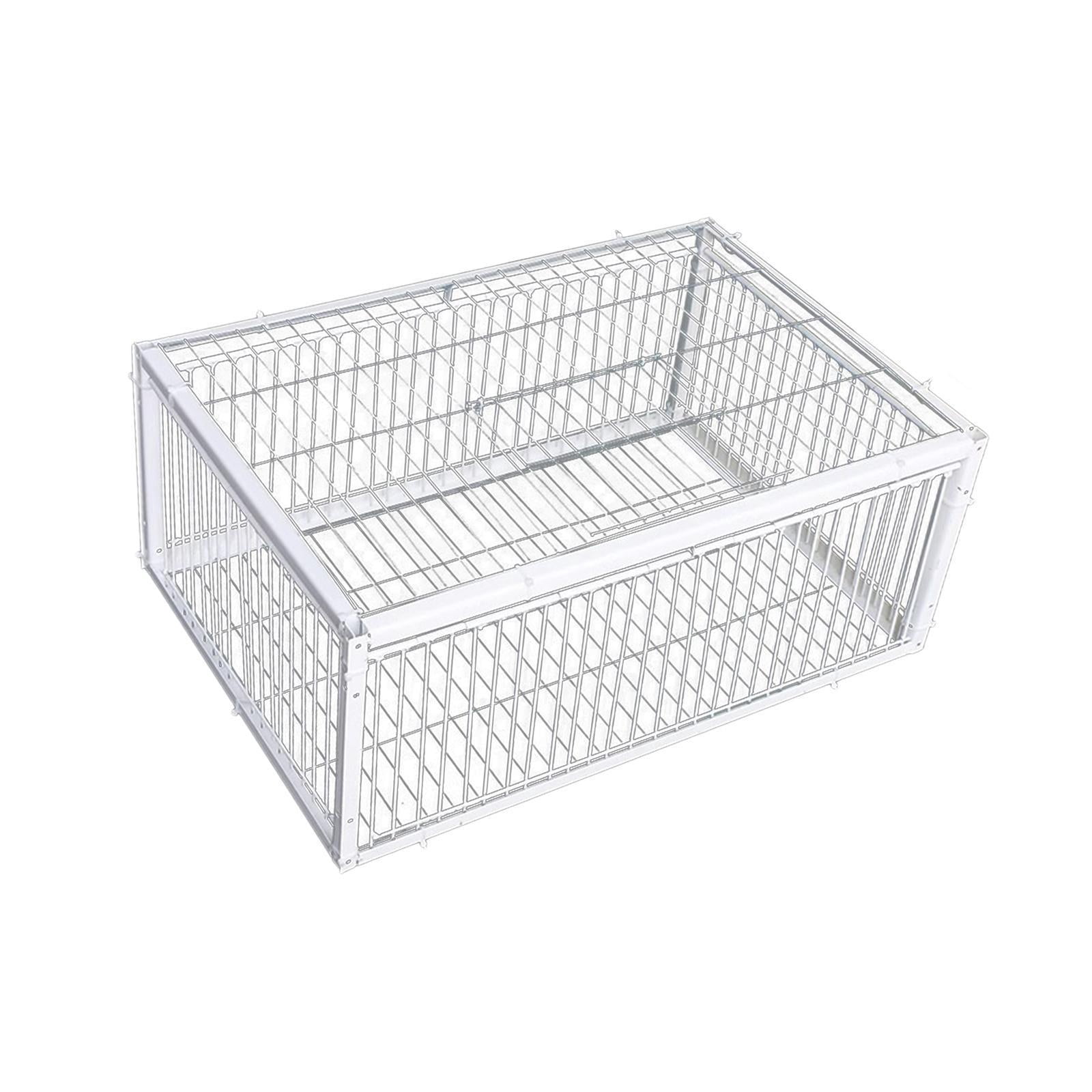 TOOYFUL Bird Cage, Animal Cage, Metal Wire Cage, Pigeon Stable, Automatic Pigeon Collection for Garages, Meat, Pigeons, Farms, Orchards, Chickens , 4 Entry