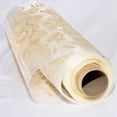 thumbnail image 2 of The Ribbon People Sheer Ivory and Gold Cut Edge Craft Ribbon 11" x 10 Yards, 2 of 2