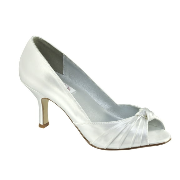 Dyeables Women's Ida Peep-Toe Pump
