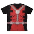 thumbnail image 4 of Marvel Deadpool T-Shirt Men's Pixel Art Sublimation Tee, 4 of 5