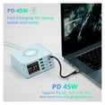 thumbnail image 3 of 110W Quick Charge USB Charger Adapter Wireless Charger Charging Station PD USB C Fast Phone Charger, 3 of 5