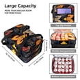 thumbnail image 3 of Pray Double Layered Insulated Lunch Bag with Two Compartments, Large Capacity, and Hand Carry - 7.1x11.4x16.1 inches - Ideal for Work or School Lunch Bags, 3 of 6