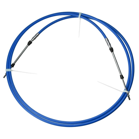 1pcs 10ft 118 Inch Marine Type 3300 / 33C Throttle Shift Remote Control Box Cable for Yamaha Outboard Engine Boat Blue