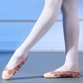 thumbnail image 5 of Zapato de baile de Ballet con estampado de moda para mujer, zapatillas de Ballet de suela blanda para niñas, Yoga, gimnasio, zapatos planos de baile, zapatos de bailarina, 5 of 5