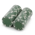 thumbnail image 4 of Brybelly 50 Dados Rayados Compuestos De Arcilla Verde, Fichas De Póquer De 11,5 Gramos, 4 of 5