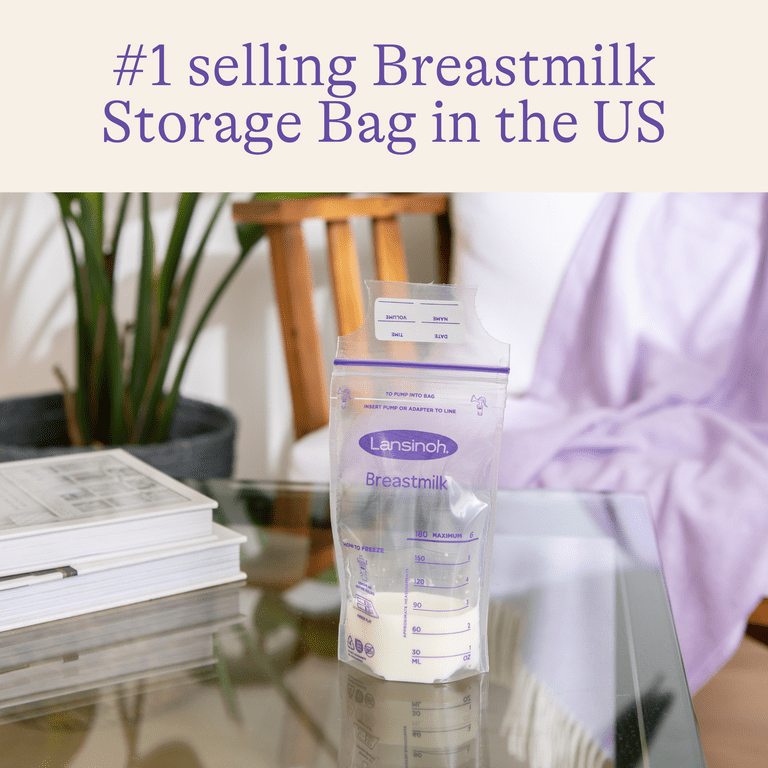 Momcozy Temp-Sensing Discoloration No-Leak Breast Milk Storing Bags 50  Piece