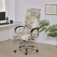 thumbnail image 3 of Funda para silla de oficina con cremallera, funda para silla giratoria para computadora, funda protectora elástica para silla de hotel con reposabrazos unidos, 3 of 6