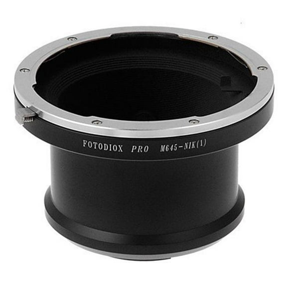 Fotodiox M645-N1-Pro Pro Lens Mount Adapter - Mamiya 645 Mount SLR Lens To Nikon 1-Series Mirrorless Camera Body