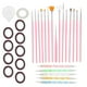 thumbnail image 2 of Pincel para U?as Acrilicas, Kit de herramientas de u?as Juego de dise?o de arte de u?as herramientas de manicura Nail Art pinceles para pintar - 31piezas EOTVIA No, 2 of 6