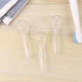 thumbnail image 1 of WHAMVOX 18Pcs Transparent Simple Design Portable Toothbrush Covers for Daily Use and Business Trips 2.8x0.9in, 1 of 6
