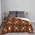 thumbnail image 5 of XMXT Flannel Throw Blanket for Couch, Indonesian Decorative Tattoos Bed Sofa Decor Blankets for Home Bedroom, 50 x 40 inches, 5 of 9