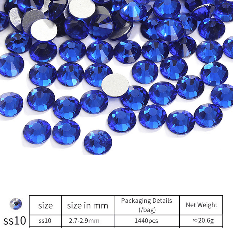 Flat Back Crystal Rhinestones Round 