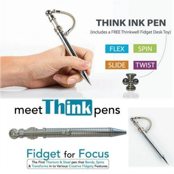 Think Ink Fidget Pen Magnetic Desk Writing Tool Anxiety Stress