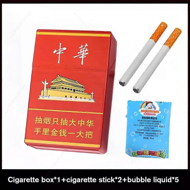 Bola de burbujas con forma de cigarrillo, regalos navideños, juguetes para niños.