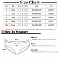 thumbnail image 3 of Fesfesfes Womens Underwear Tummy Control Womens Red UnderwearSeamless Mid-waist Elastic Cotton Briefs For Women, 3 of 7