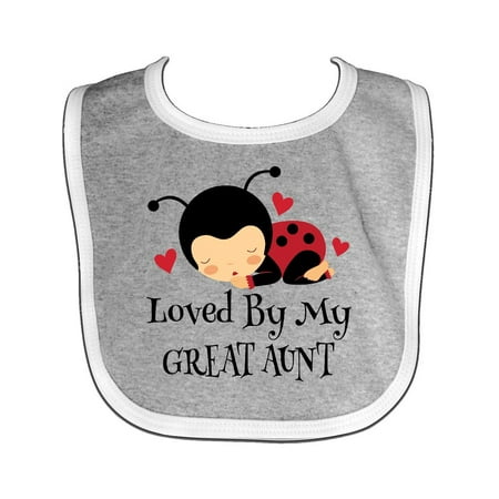 Great Aunt Bib - Loved By My Great Aunt Baby Bib