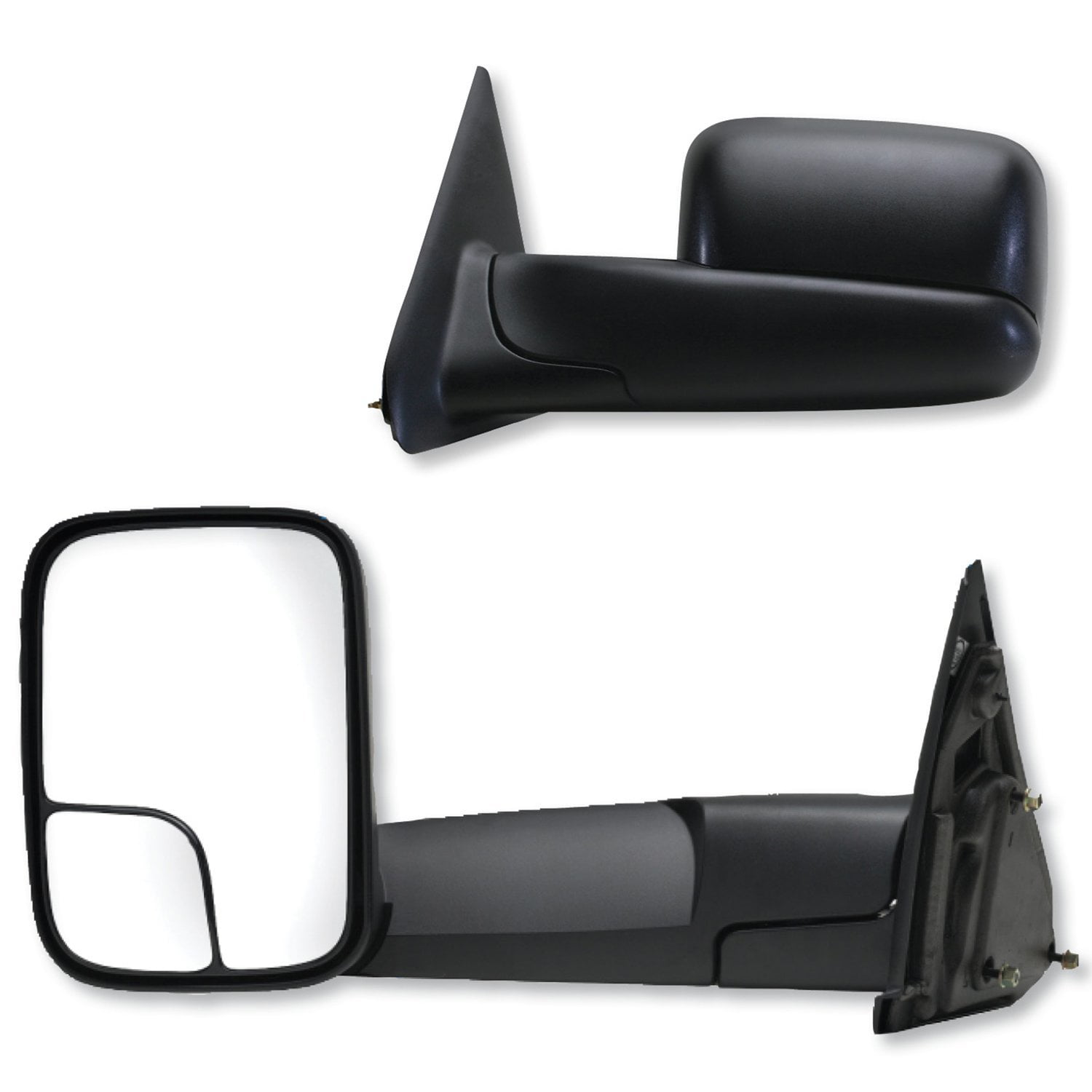 02-08 DODGE RAM 1500//03-09 2500 3500 TOW EXTENDABLE MANUAL MIRROR PASSENGER SIDE