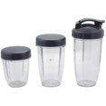 thumbnail image 1 of 2025 3pcs Replacement Cups 32oz+24oz+18oz for Nutribullet, 1 of 5