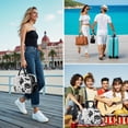thumbnail image 7 of Womens Black and White Halloween Doodle Pattern Lunch Box for Work,Insulated Lunch Bag for Women,Loncheras Para Mujer,Leakproof Adult Lunch Bag for Work,Beach,Travel,Picnic,Camping, 7 of 7