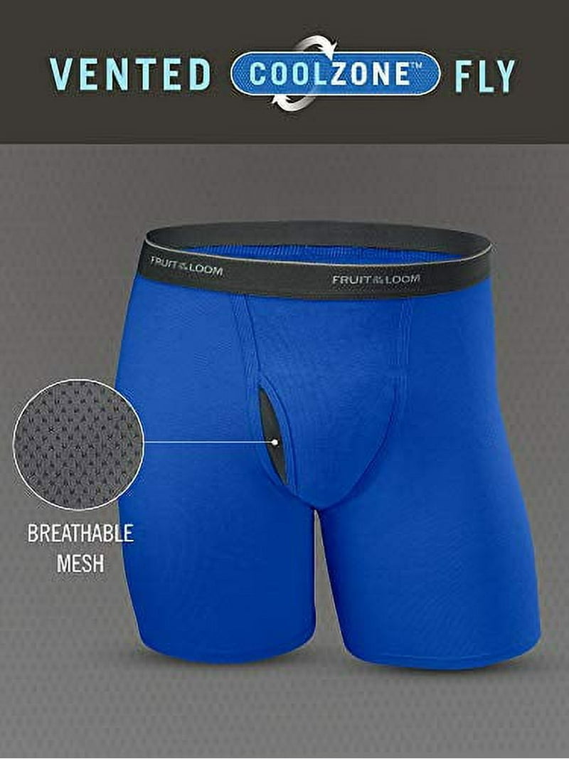 Fruit of the Loom Men's CoolZone Short Leg Boxer Briefs, 7-Pack