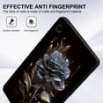 thumbnail image 3 of TECH CIRCLE Slim Case for Samsung Galaxy Tab A9 8.7 Inch 2023,Ultra Thin Lightweight Elegant Soft TPU Anti-Scratch Protective Back Case for Samsung A9 8.7" Tablet(SM-X110/X115/X117),Black Flower, 3 of 6