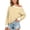 Beige, variant on Womens Sweatshirt Long Sleeve Casual Pullover Tops Fall Fashion Soft Off Shoulder Sweatshirts with Straps