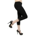 thumbnail image 5 of Vivian's Fashions Capri Leggings - Cotton, Lace (Misses and Misses Plus Sizes), 5 of 5