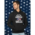 thumbnail image 2 of 4Th July All American Uncle Hoodie Men -Image by Shutterstock, Male x-Large, 2 of 4