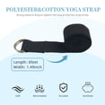 thumbnail image 2 of WLGJL 2 Pcs Yoga Block with yoga ropes - Supportive Latex-Free Eva Foam - Soft Non-Slip Surface, Pilates, Meditation - Yoga Accessories for Stability, Balance, Deepen Stretches (Black), 2 of 5