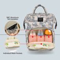 thumbnail image 1 of Bolsa de pañales Mochila Bolsas de orina Bolsas de pañales de gran capacidad Mochilas con correas ajustables y múltiples mochilas impermeables Bolsas de bebé Botellas aisladas Cambio Muyoka Hogar, 1 of 6