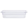 thumbnail image 3 of HUBERT® Cold Food Pans Fourth Size Translucent 10" L x 6" W x 2.5" D, 3 of 4