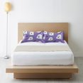 thumbnail image 6 of Yayeee Pillowcase King Size Set of 2 Satin Wrinkle Resistant Pillow Case, Halloween Ghosts Purple, 6 of 7