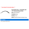 thumbnail image 2 of Front Brake Hose - Compatible with 1977 Chevy Monte Carlo, 2 of 2