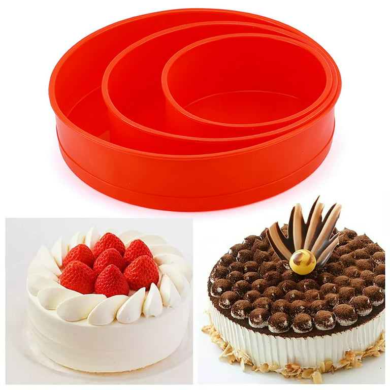 Round Silicone Cake Mold 4 6 8 Inch Silicone Mould Baking Forms